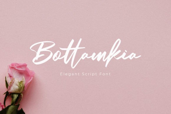 Bottamkia: A Bold Brush Typeface for Branding