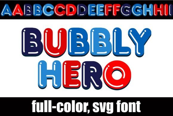 Bubbly Hero Font for Makers