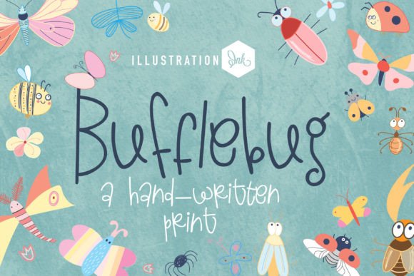 Bufflebug Typeface: Whimsical Branding Font