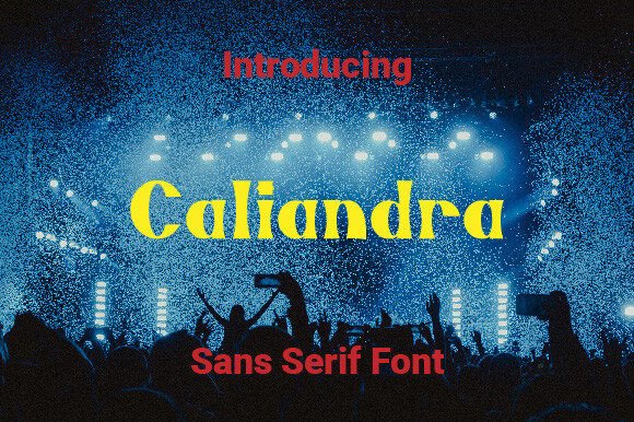 Caliandra: A Bold Sans Serif Font for Modern Web Design