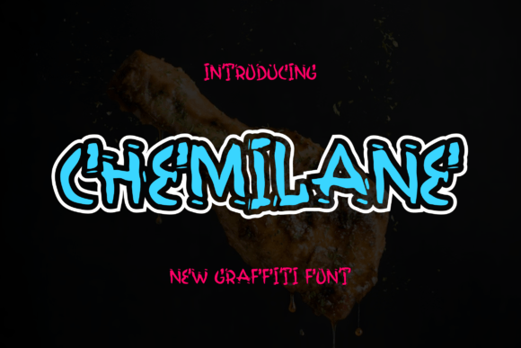 Chemilane Font: Bold Graffiti Style for Makers