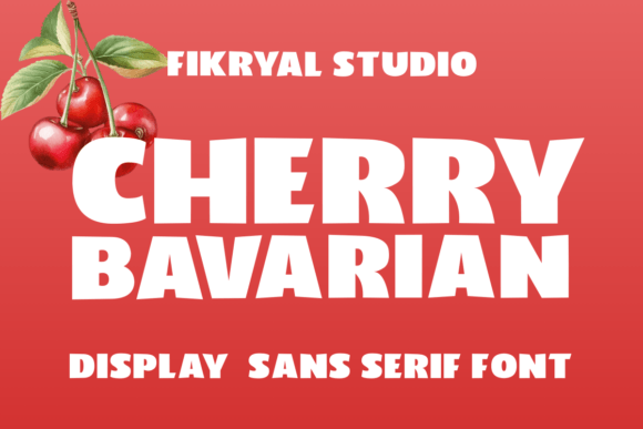 Cherry Bavarian: A Bold Typeface for Web Headers