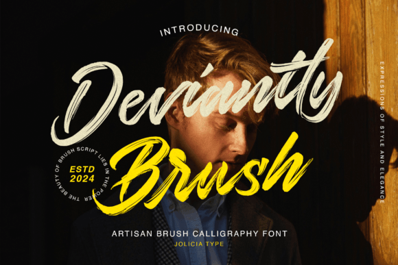 Deviantly Brush: A Bold Script Font for Web Design