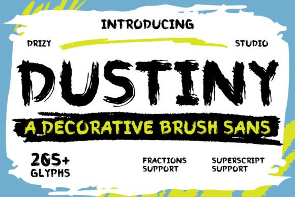Dustiny Font Review: A Gritty Sans Serif for Bold Brands