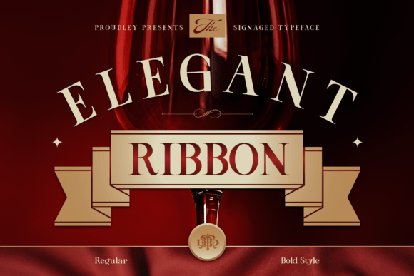 Elegant Ribbon: The Serif Font for Impactful Marketing