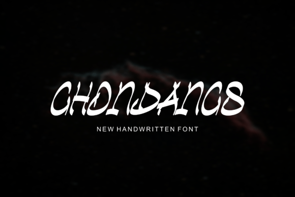 Ghondangs: A Bold Handwritten Font for Web Design