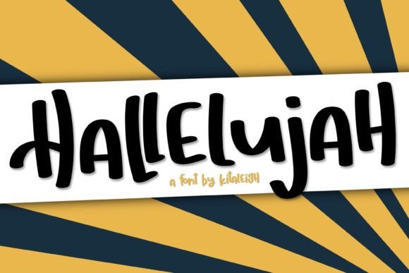 Hallelujah Font: Bold Type for Clear Campaigns