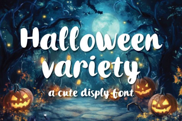 Halloween Variety Font for Web Design