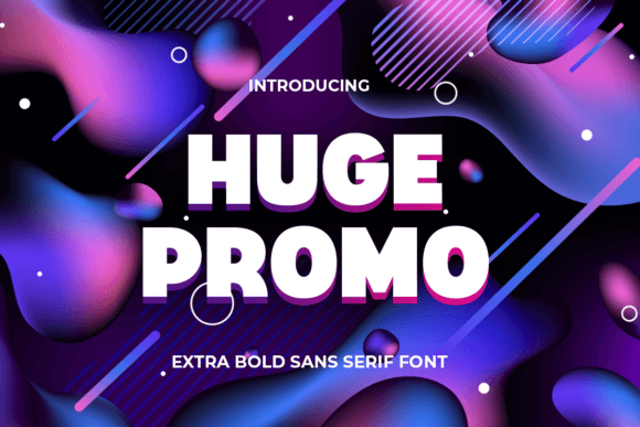 Huge Promo: The Bold Sans Serif Font for Makers