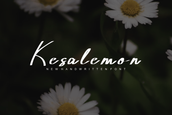 Kesalemon Font: Bold Handwritten Charm
