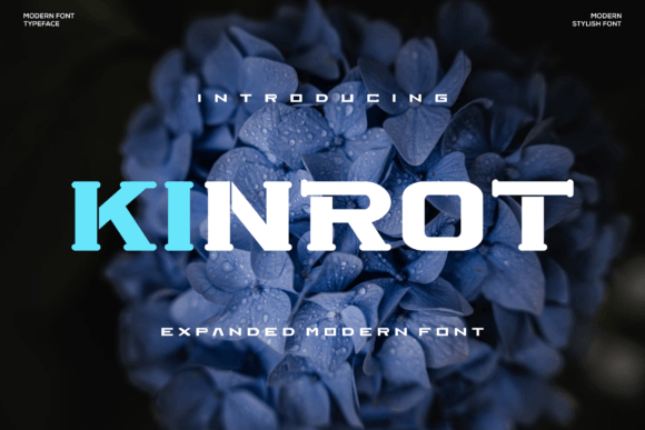 Kinrot: The Bold Sans Serif Font for Strong Brands