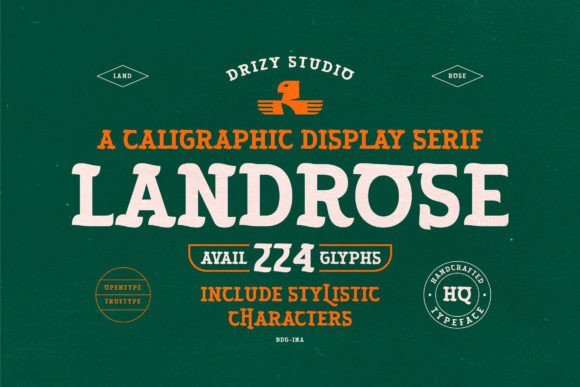 Landrose: A Serif Font for Bold Brand Stories