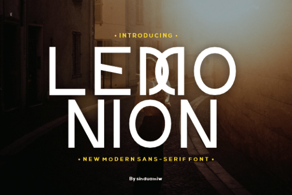 Lemonion: A Bold Sans Serif Font for Modern Web Design