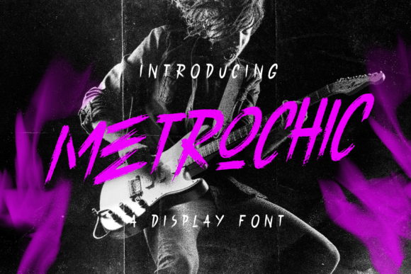 Metrochick Font: Bold Blackletter for Brands