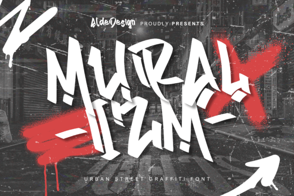 Muralizm: A Bold Graffiti Typeface for Branding
