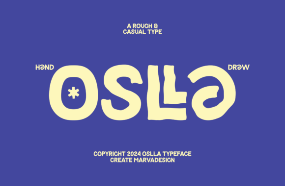 Oslla: A Bold Decorative Font for Campaigns
