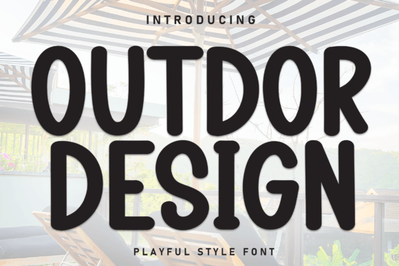 Outdor Design: A Friendly Sans Serif Font for Branding