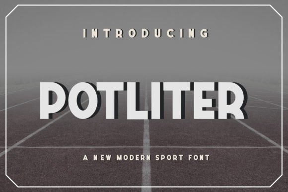 Potliter Font: A Bold Sans Serif for Modern Web Design