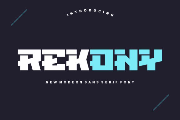 Rekony Typeface Review: Bold Sans Serif for Branding