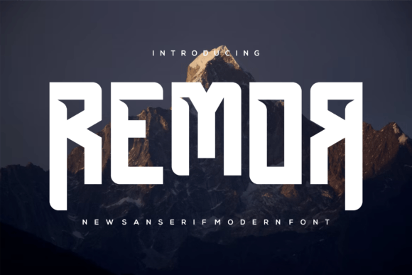 Remor: A Bold Typeface for Editorial Impact