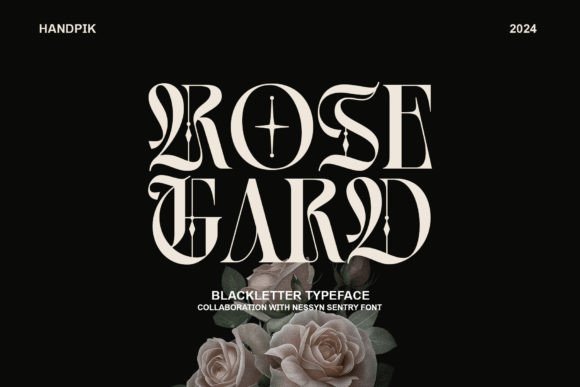 Rose Gard: A Bold Blackletter Font for Branding