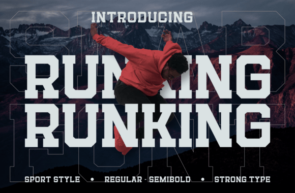 Runking: A Bold Display Font for Makers