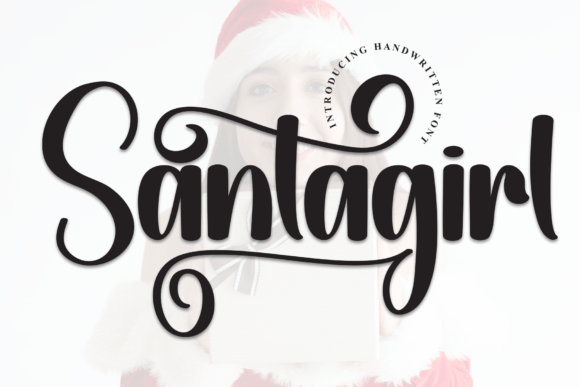 Santagirl Font Review: A Bold Handwritten Typeface for Playful Brands