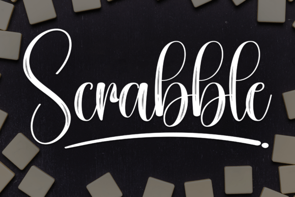 Scrabble Font: Bold Handwritten Type for Web Design