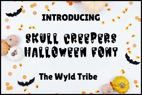 Skull Creepers: A Playful Display Font for Web Design