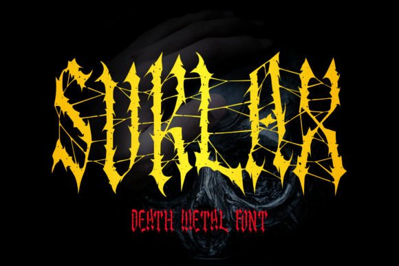 Suklax: A Bold Blackletter Font for Crafters