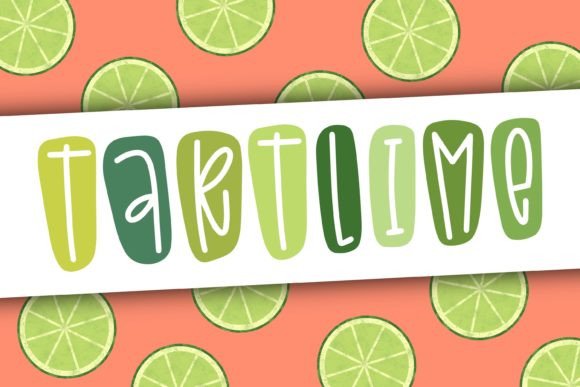 Tartlime Font: A Zesty Typeface for Bold Brands