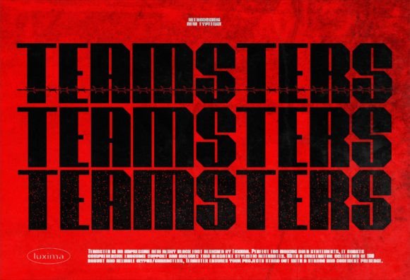 Teamsters Font: Bold Power for Makers