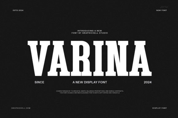 Varina Font: Bold Serif for Crafters